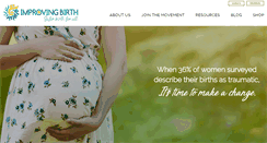 Desktop Screenshot of improvingbirth.org